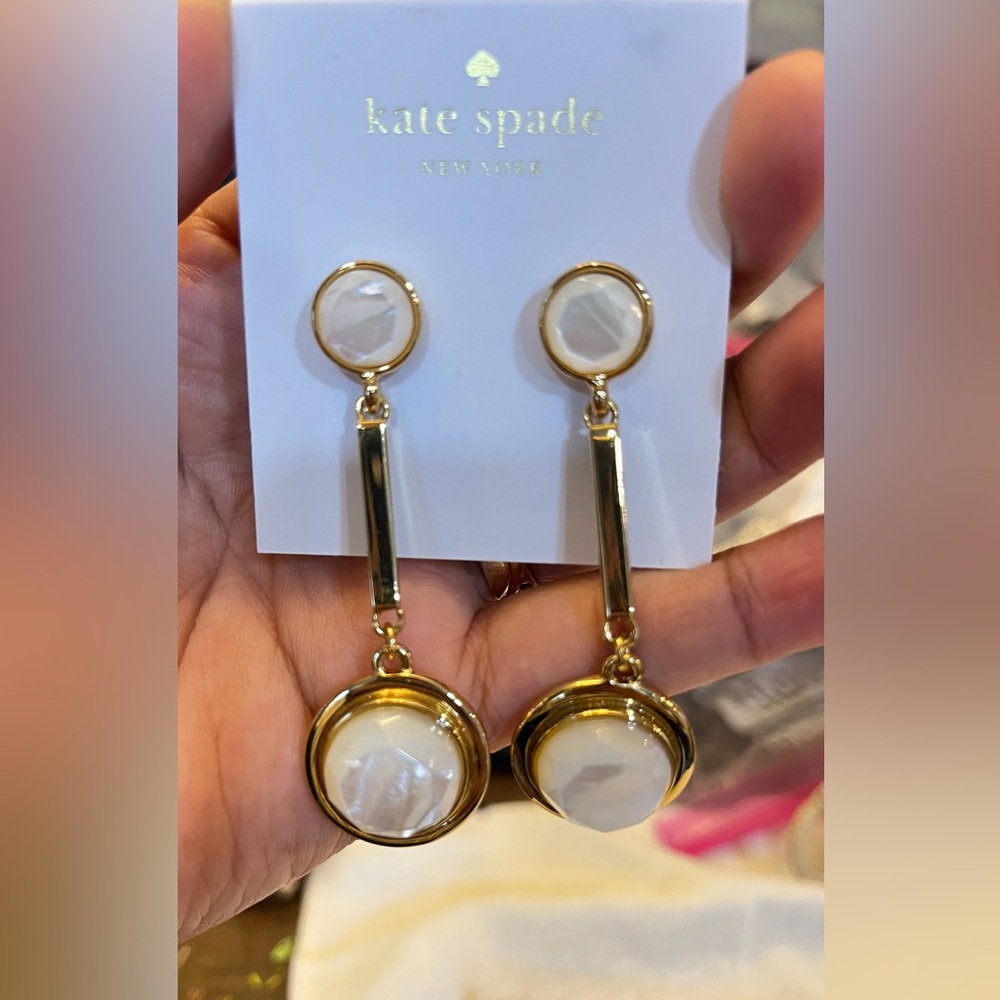 kate spade dangling fashion earings.